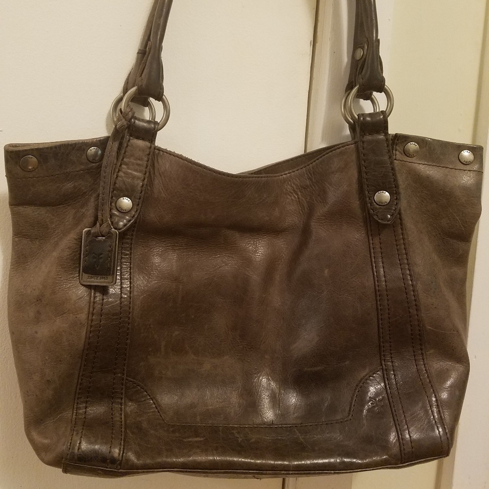 Frye Leather Melissa Shoulder Bag & Storage Bag